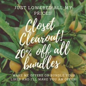 CLOSET CLEAROUT.  Check out my Closet!